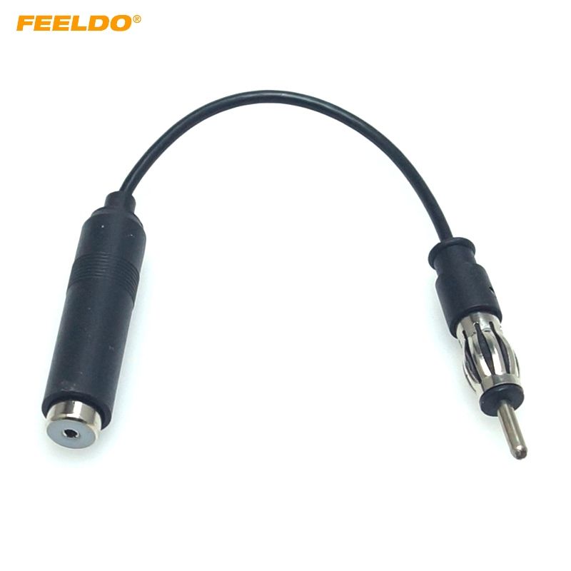 2020 FEELDO Auto Car Stereo Audio Radio ISO TO DIN Male Aerial AM/FM