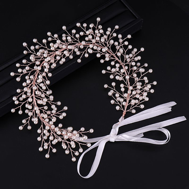 wedding hair bands pearl