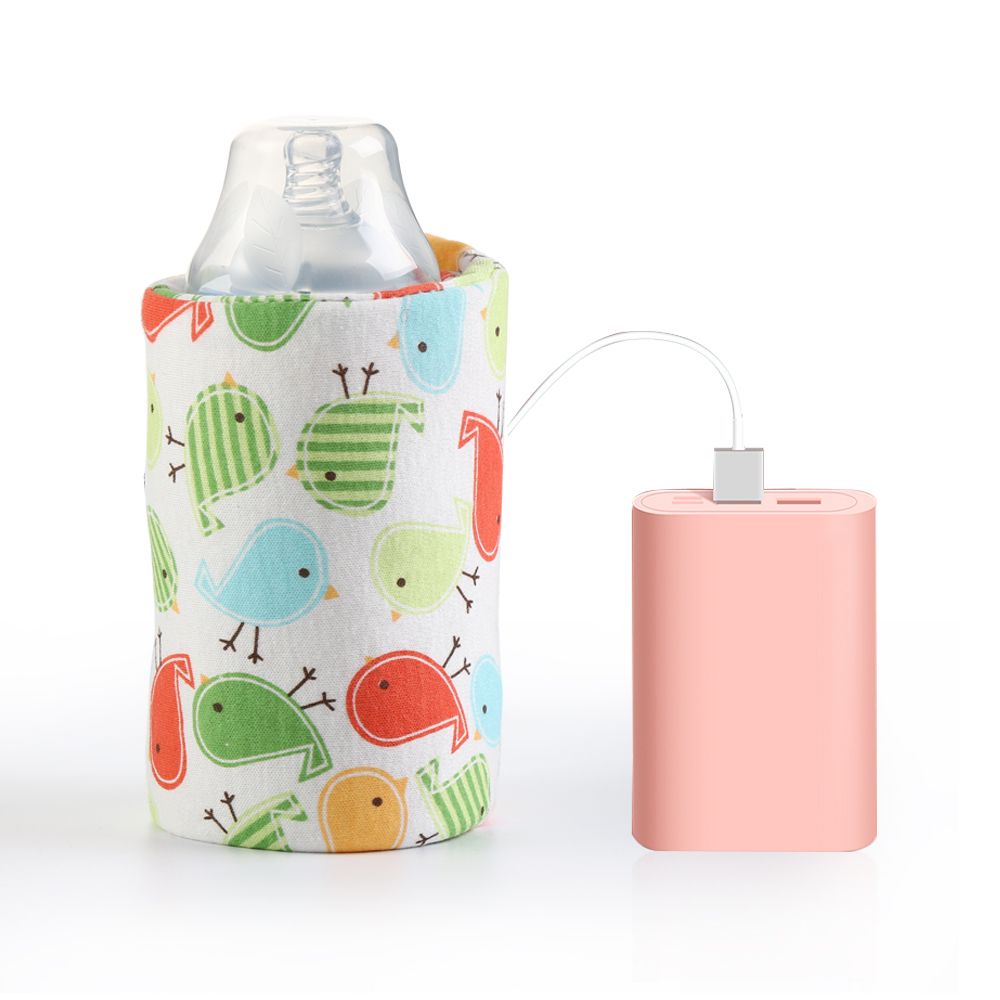 USB Milk Water Warmer Travel Stroller Insulated Bag Baby