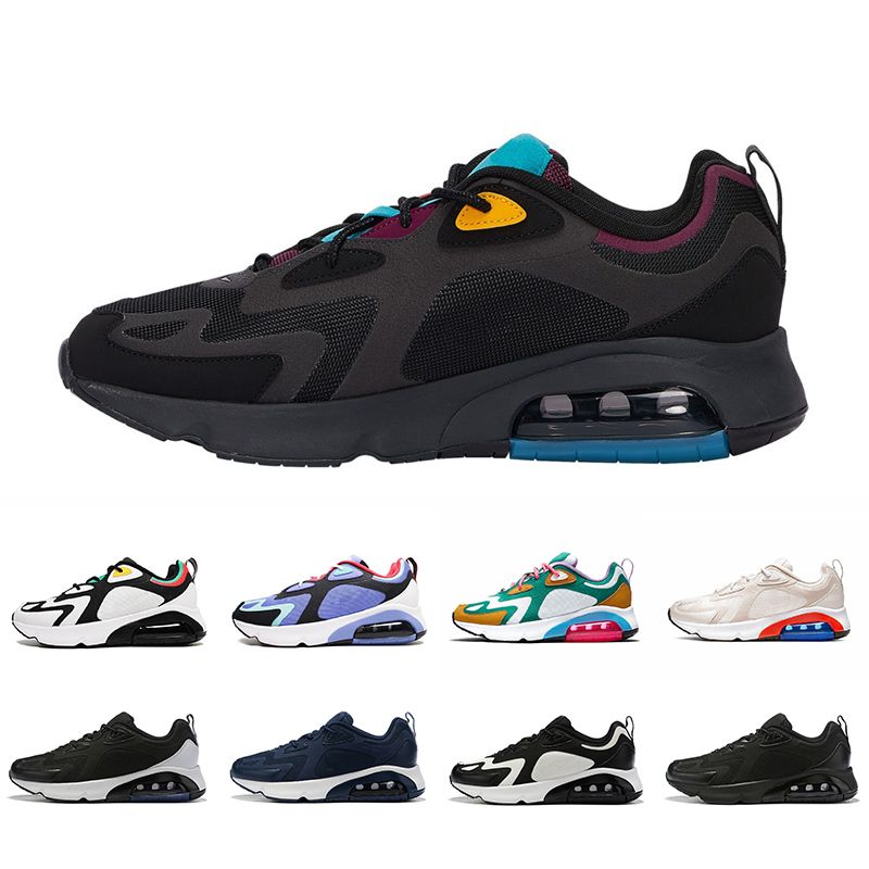 Nike Air Max 200 Airmax 200 Shoes Pulso Equipo Oro 200 Zapatos Corrientes  Del Mens 200s Equipo Oro Triple Blanco Y Negro De Los Hombres De Los  Deportes Zapatillas De Deporte 40