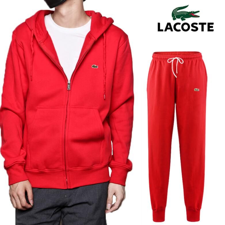 black lacoste sweatsuit