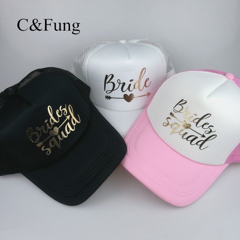 C\u0026Fung Designer BRIDE SQUAD Hat Squad 