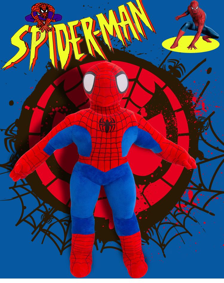 large spiderman plush