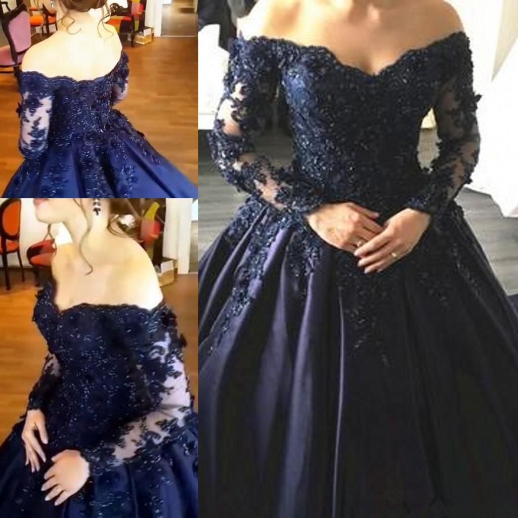 wedding dresses in navy blue