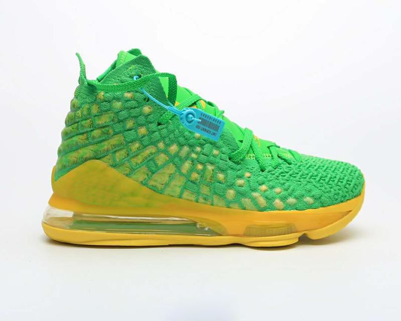 green lebron shoes