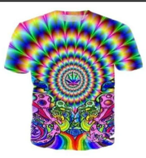 Psychedelic T Shirts New Fashion Men Women 3D Character T Shirts Casual T Shirt 3D Print T Shirt Tops DC082 From $11.95 | DHgate.Com