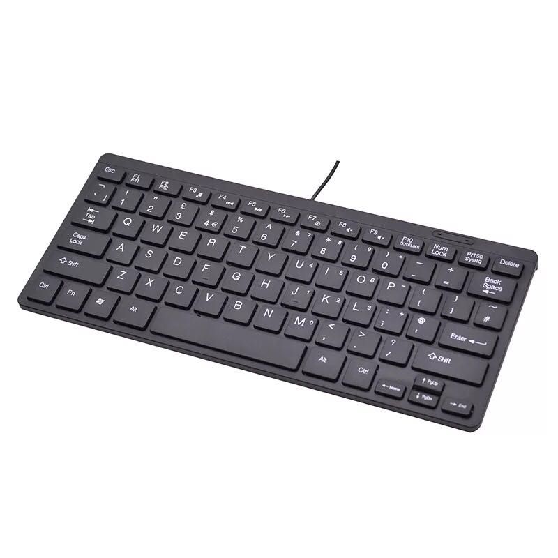Best Mini Keyboard USB Computer Keyboard With Wire USB Wired Slim
