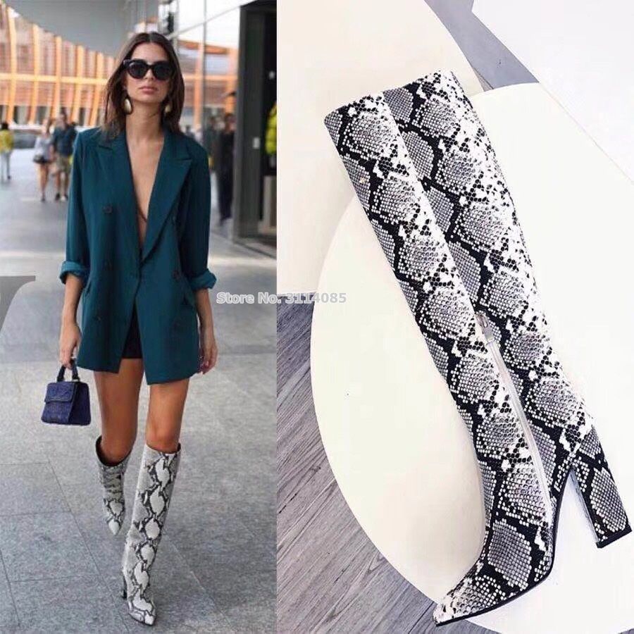 Knee High Snakeskin Boots Top Sellers, 58% OFF | www 