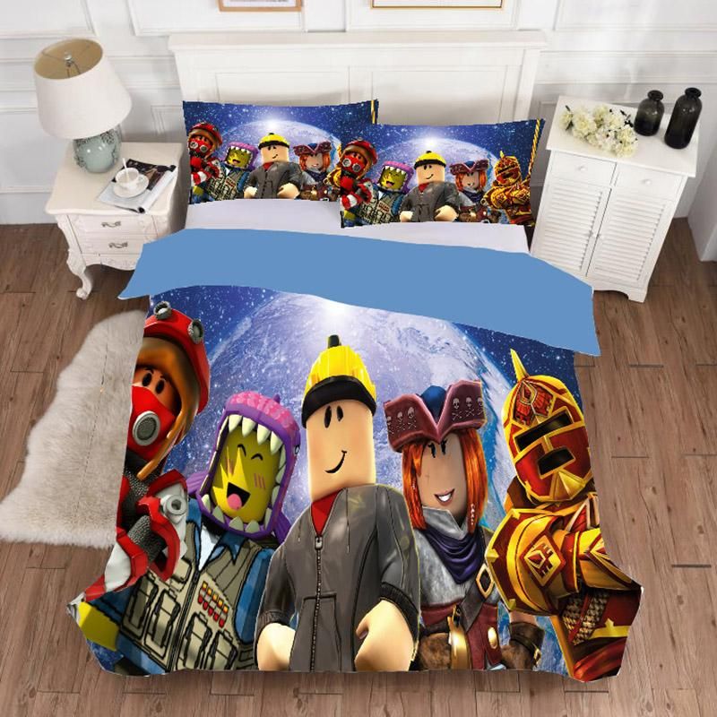 Cartoon Game 2 Game Roblox 3d Print Bedding Set Duvet Cover