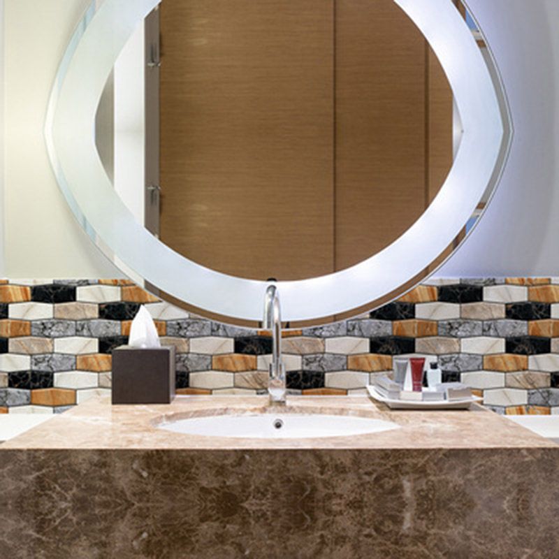 Compre Etiqueta De La Pared Del Azulejo Estereo 3d Collage De