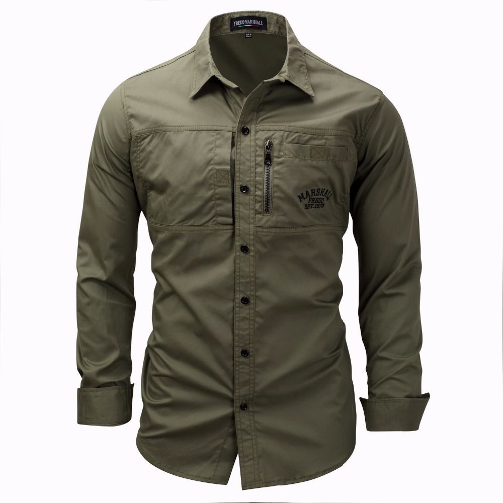 camisa masculina militar