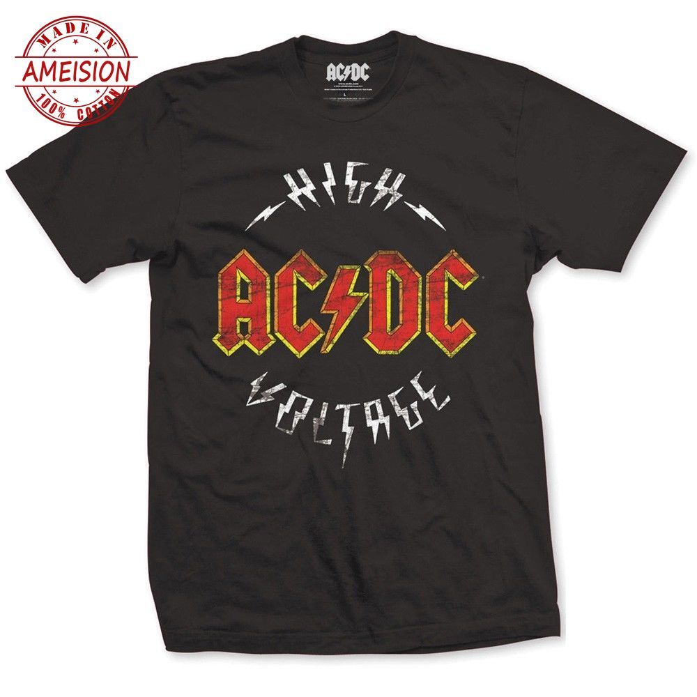 camisetas de ac dc para hombre