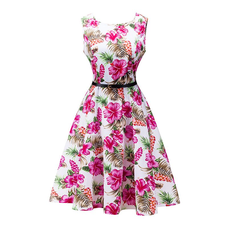 floral cotton dress