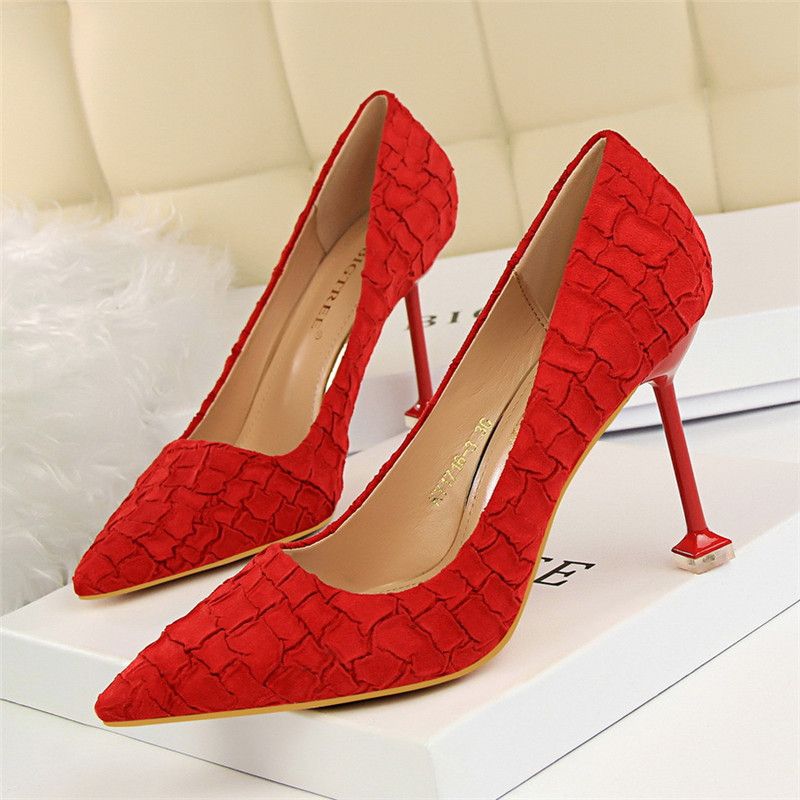 High Heels Women Crocodile Shoes Wedding Shoes Stiletto Pumps Women ...