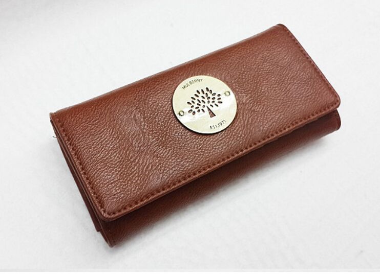 mulberry brown leather bolsa
