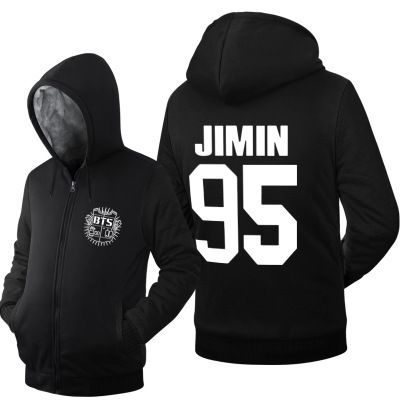 2019 sudadera con capucha de kpop bts Hombres Espesar Otoño Sudaderas con