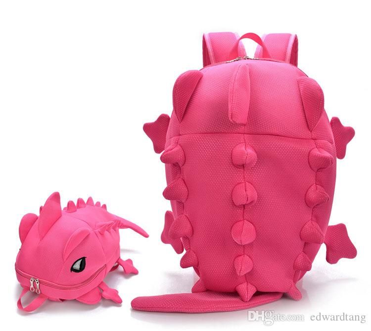 pink dinosaur backpack