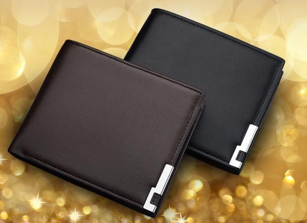 mens leather wallet with strap