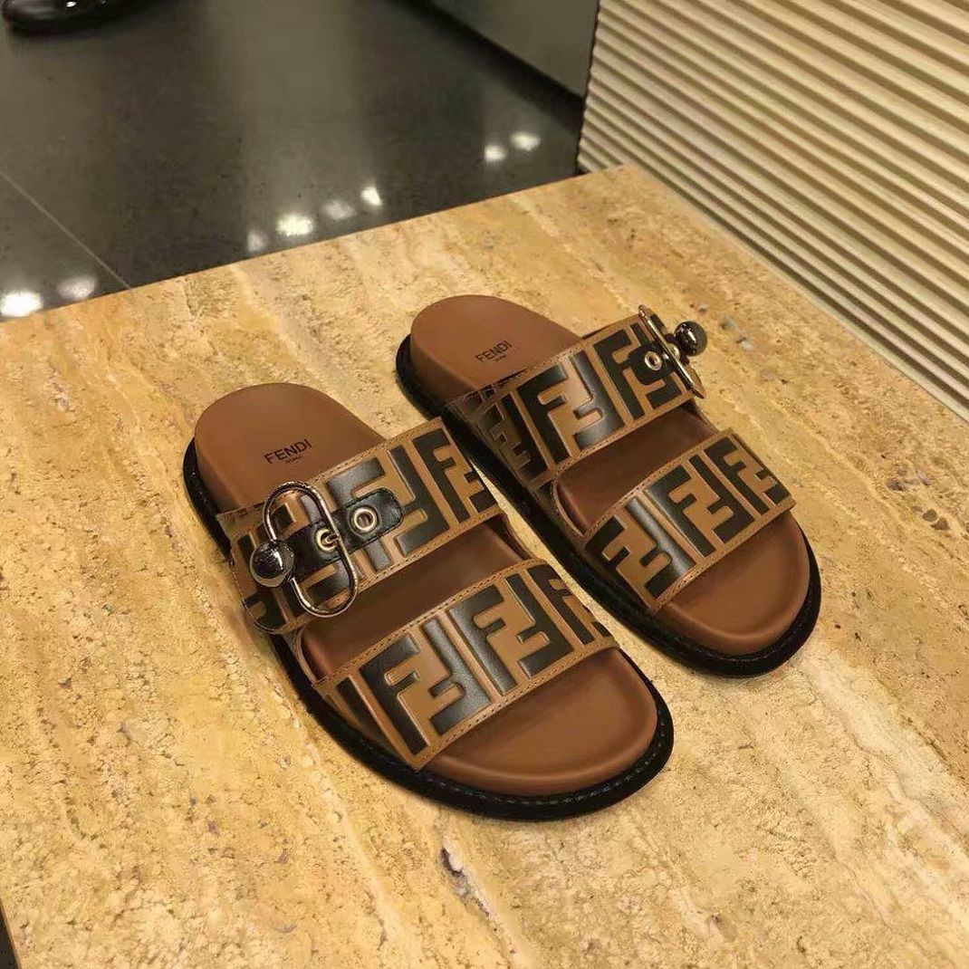 fendi slides mens