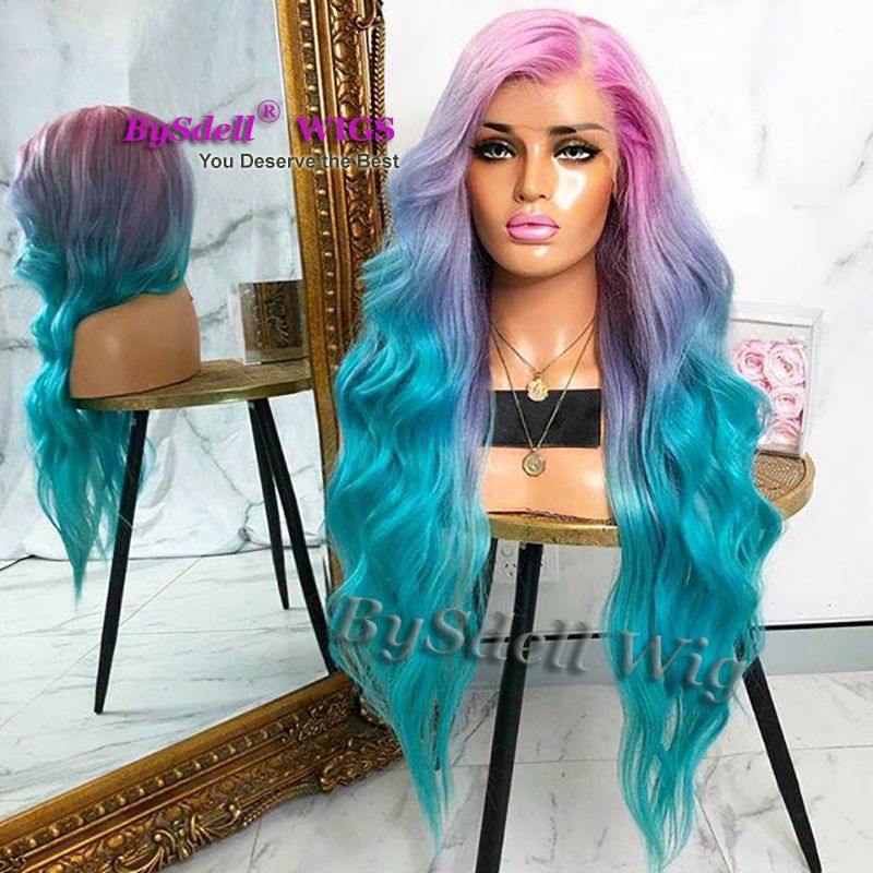wig colored mermaid