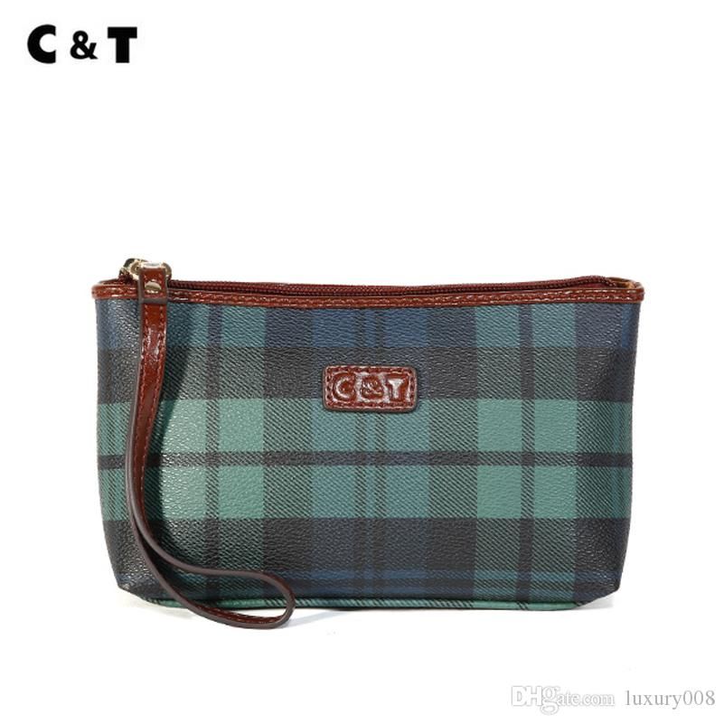 2020 Old Cobbler Cosmetic Bag Grid Element Small Bags New Personalized Customization Logo Old ...