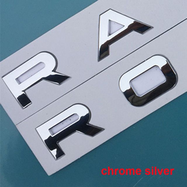 Chrom Silber Range.