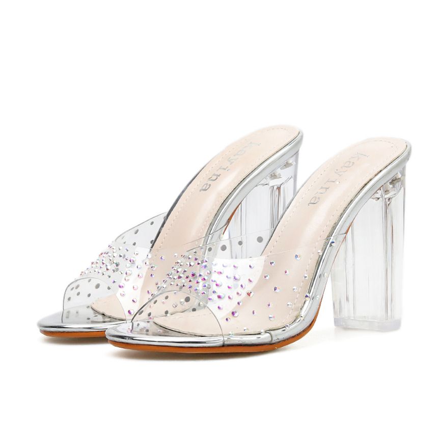 clear special occasion shoes