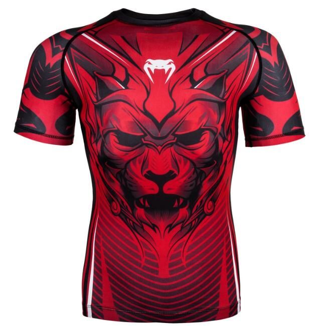 MMA Fighting T Shirt Anti Wear Compression Suit Tights Short Sleeve