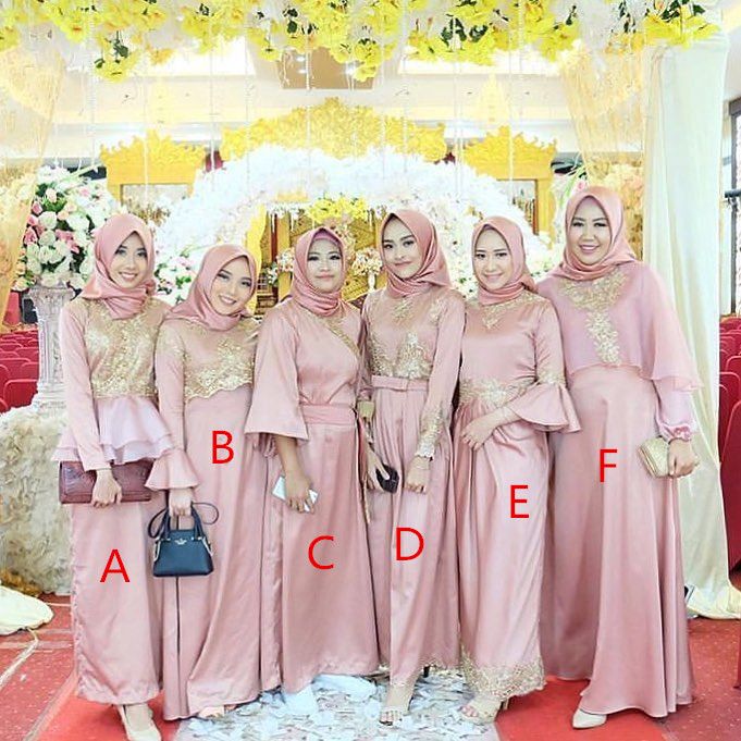 design bridesmaid hijab