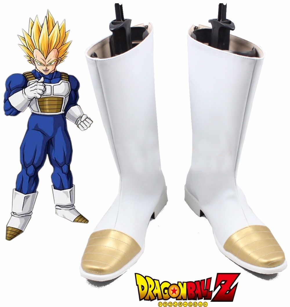 Compra Zapatos De Dragon Ball Z Vegeta Largo Blanco Botas Super Saiyan Goku  Cosplay De Halloween Por Encargo Del Tamaño Grande 48 Zapatos Wukong A60713  Barato | Entrega Rápida Y Calidad | Es.Dhgate