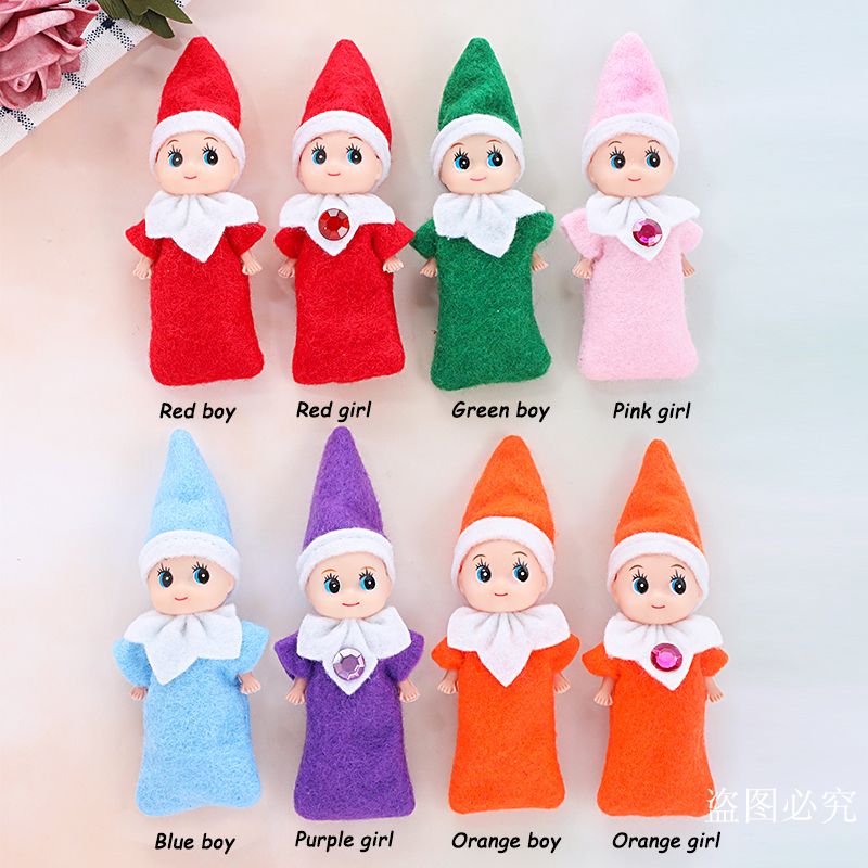 2019 Great Quality Christmas Baby Elf Doll Baby Elves Dolls Mini Elf New Year Decoration Kids Little Toys Outfits For Dolls Childrens Baby Dolls From
