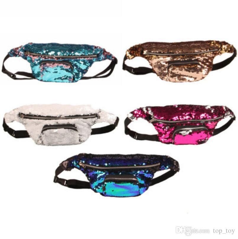mermaid sequin fanny pack