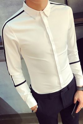 white designer dress shirt