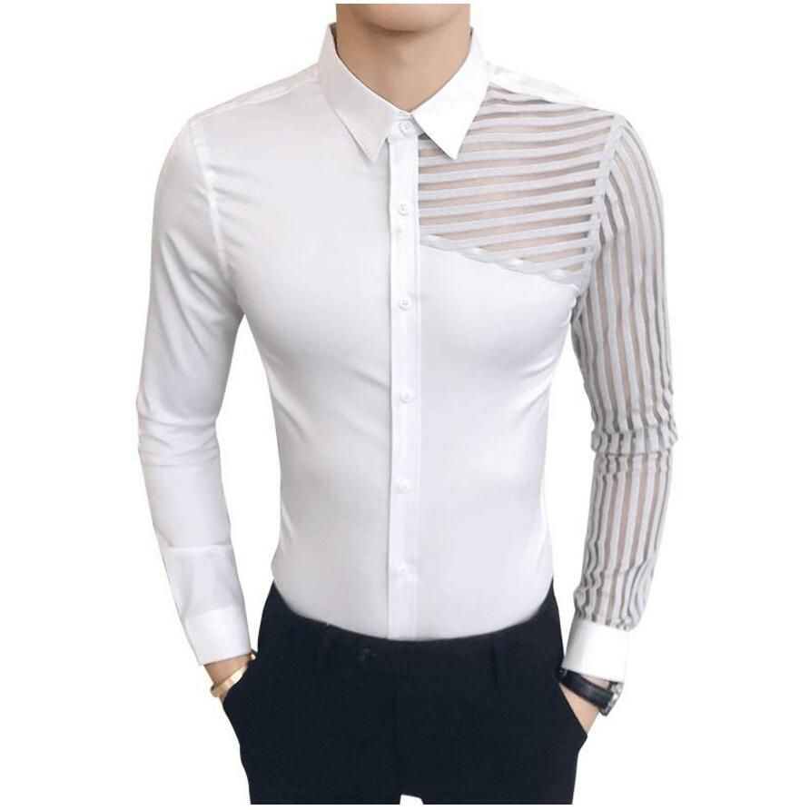 slim fit shirt man