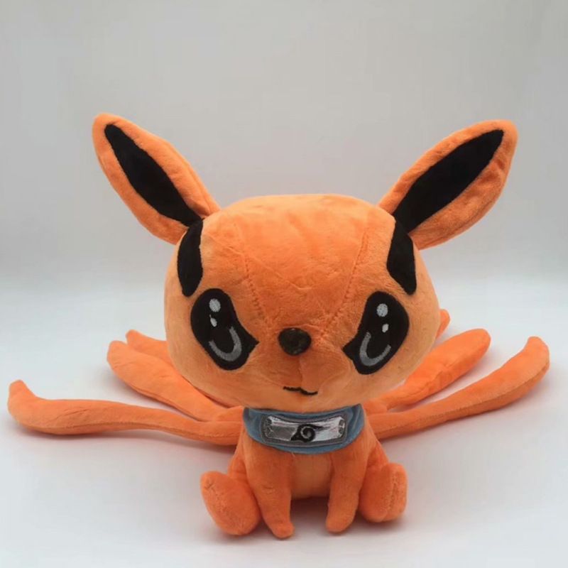 naruto nine tailed fox plush