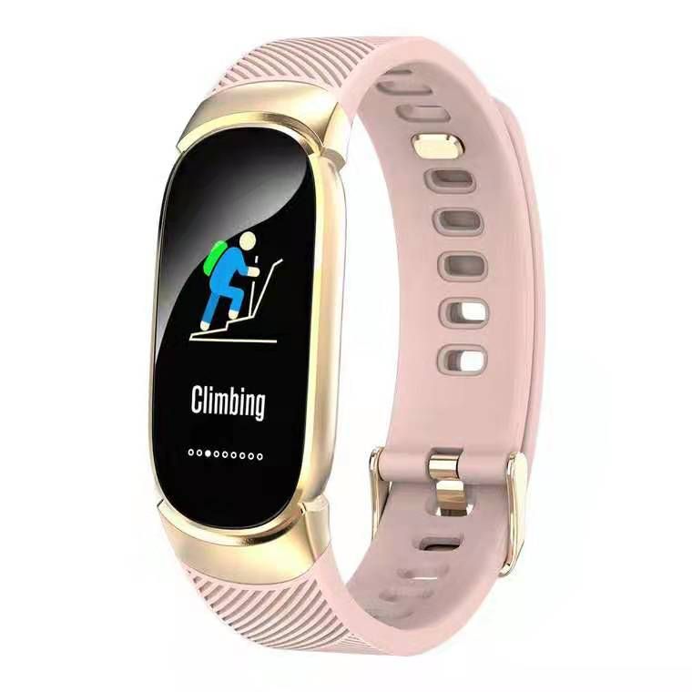 Golden Fashion Lady Watches Smart Watch Women Smart Bracelet Band