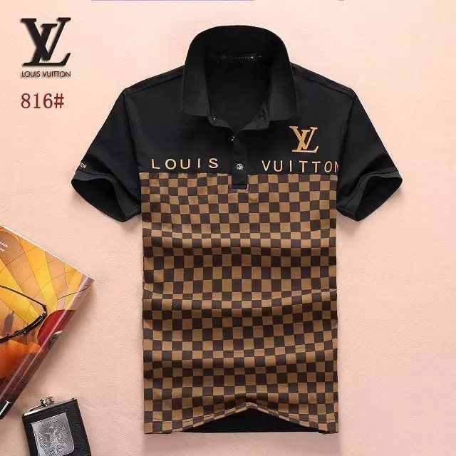 NUEVO Algodón De Alta Calidad Boutique Hombres Moda Casual De Manga Corta  Camiseta POLO Envío Gratis M XXL L3 Louis Vuitton De 27,46 €