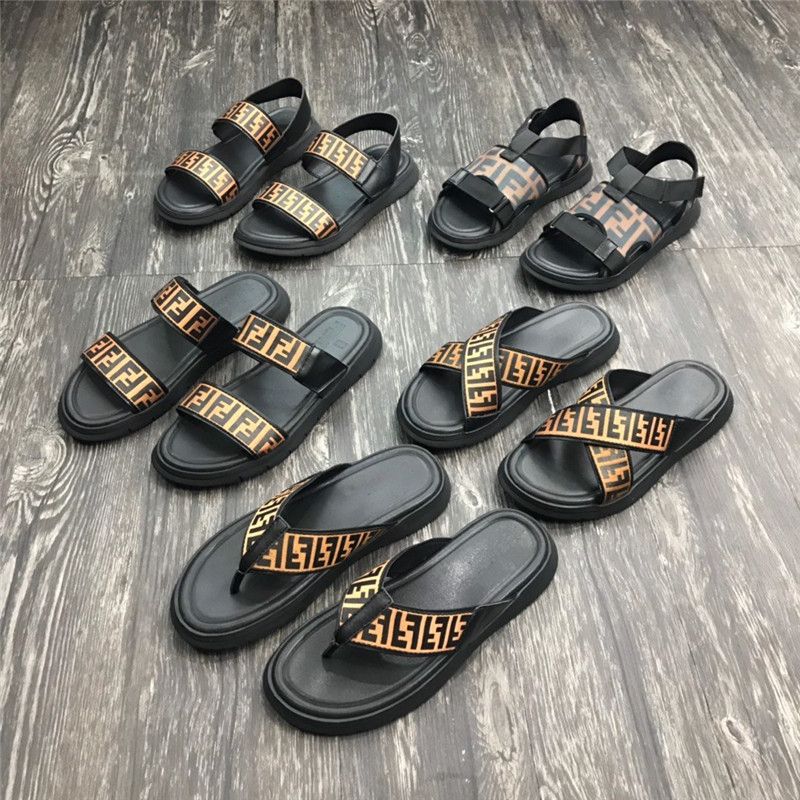 mens flip flops with velcro fastening