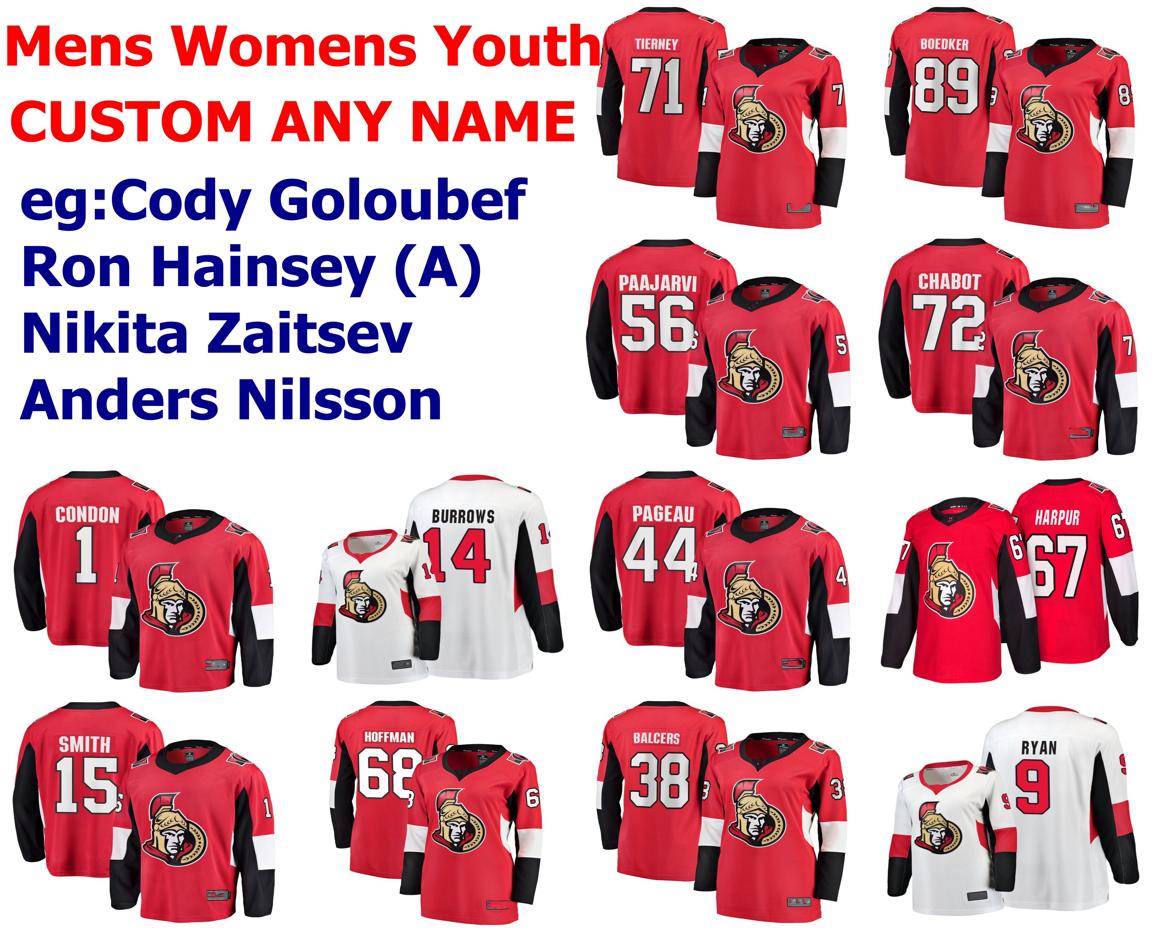 womens ottawa senators jersey