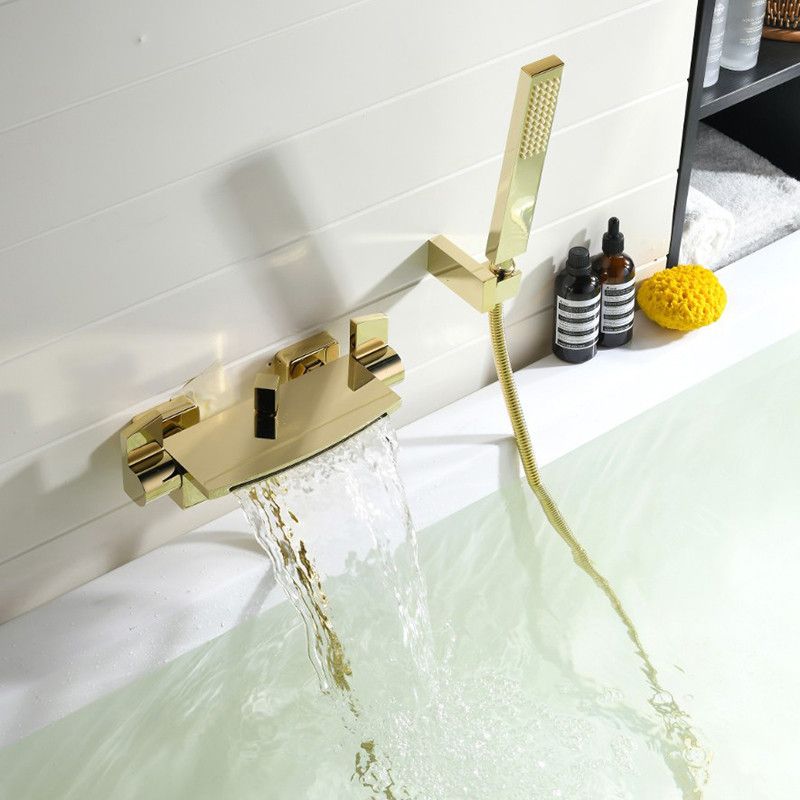 Ensembles de douche de bain Ensemble de robinetterie de luxe en laiton dor/é dor/é avec mitigeur Mitigeur /à double commande Mitigeur de baignoire et douchette