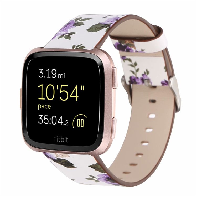 floral fitbit versa band