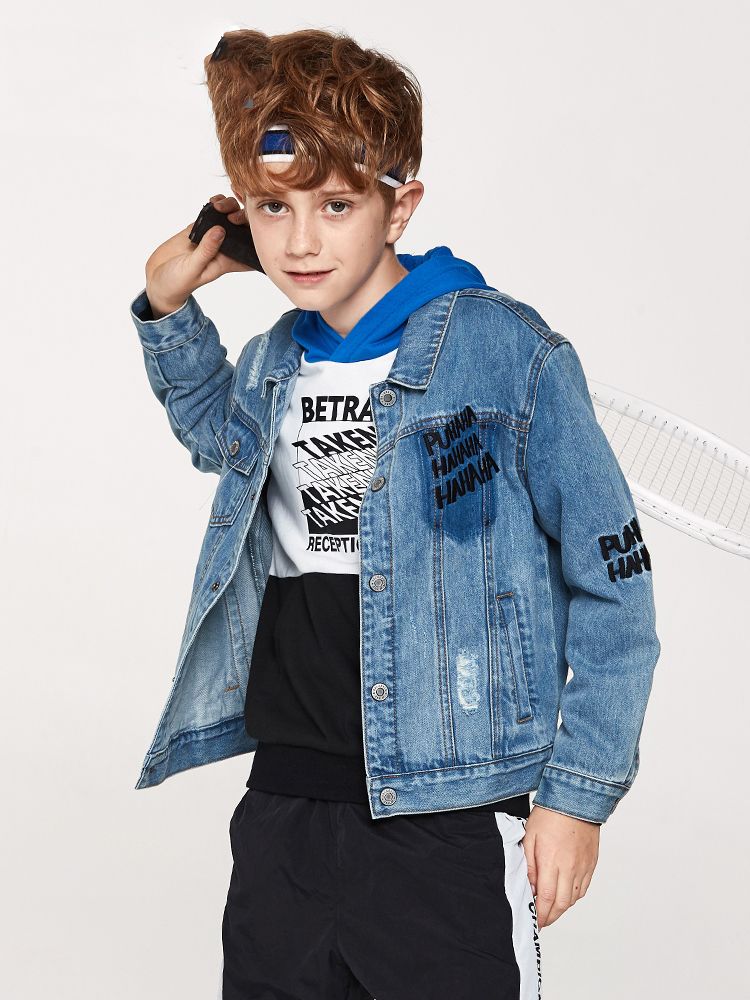 teenager denim jacket