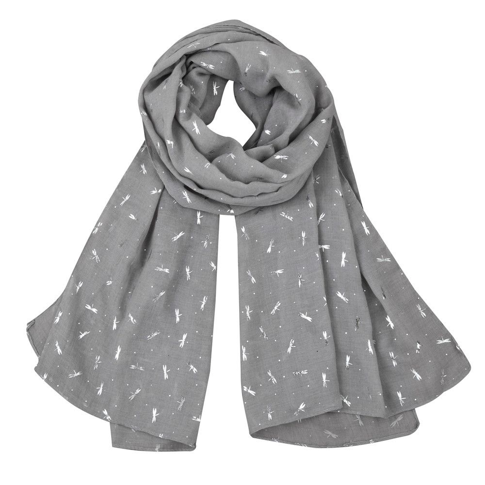 womens gold scarf