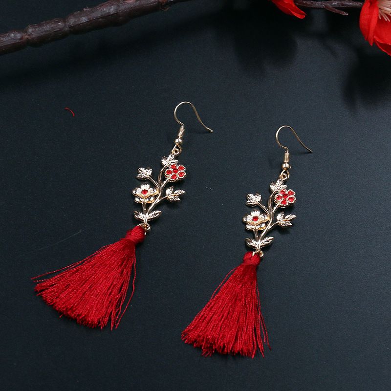 Blume Reben Roter Diamant Lange Quaste Ohrring Baumeln 2019 Neue Mode Fringe Ohrringe Schmuck Fur Frauen Hochzeit Temperament Eardrop Heisse Geschenke 2020 Von Zp2388 1 84 Dhgate Mobil