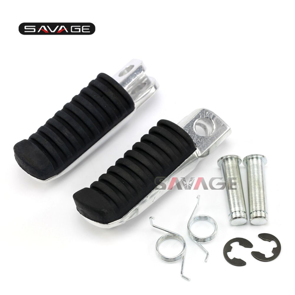 Aluminum Front Rider Footrest Foot Pegs For Kawasaki KLE650 Versys 650 2007-2015