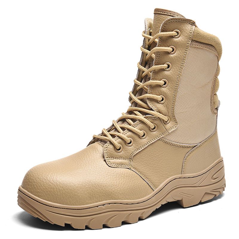 heeled steel toe boots