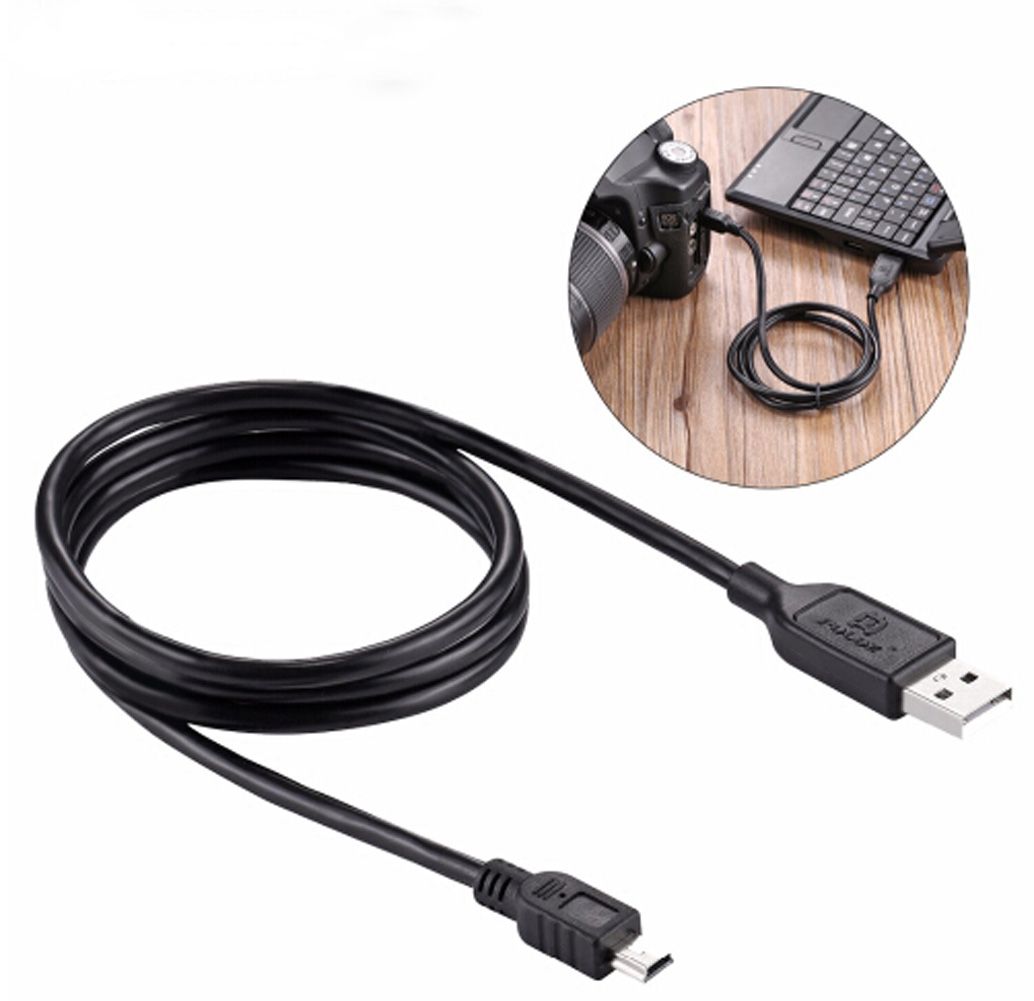 5 Pin 1m Mini Usb Cable Data Sync Charging Cord Camera Charger
