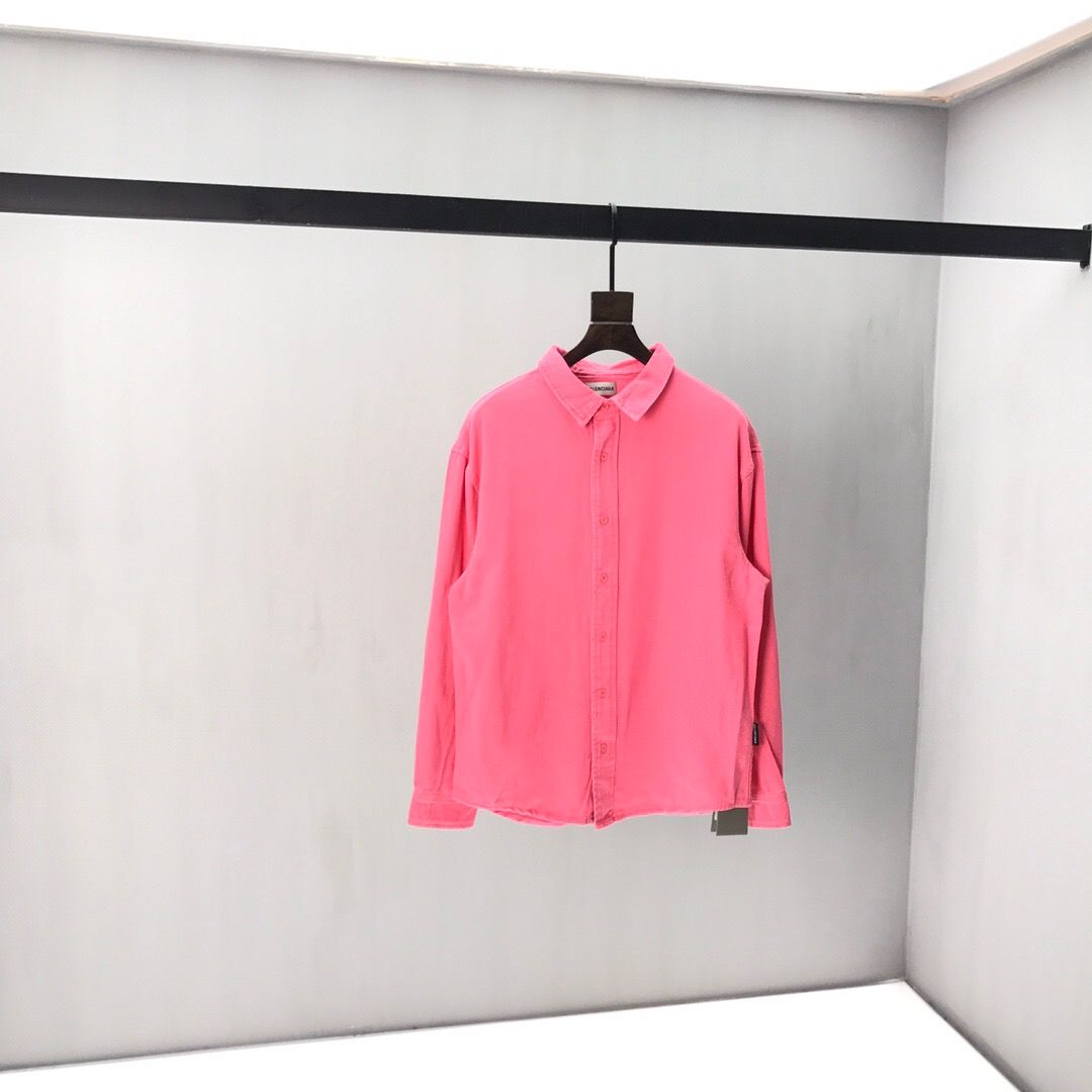 pink denim shirt mens