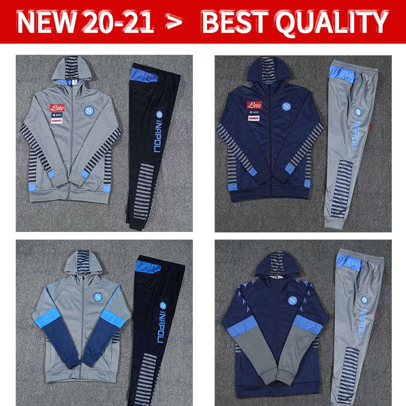 2021 20 21 Napoli Soccer Jacket Training Suit 2020 Naples Football Jerseys Tracksuit Mertens Koulibaly Insigne Long Zipper Jacket Sportswear Set From Huangkanghan 40 52 Dhgate Com