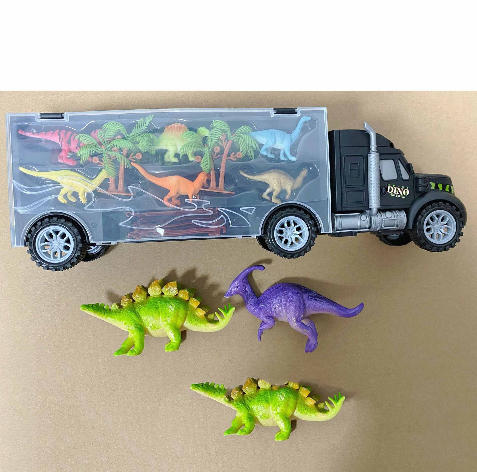 Los niños dinosaurio Juguetes Niños dinosaurio envase de transporte de  camiones Niño contenedor de almacenamiento de
